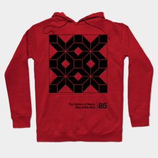 Nine While Nine / Minimal Style Graphic Artwork Design Hoodie